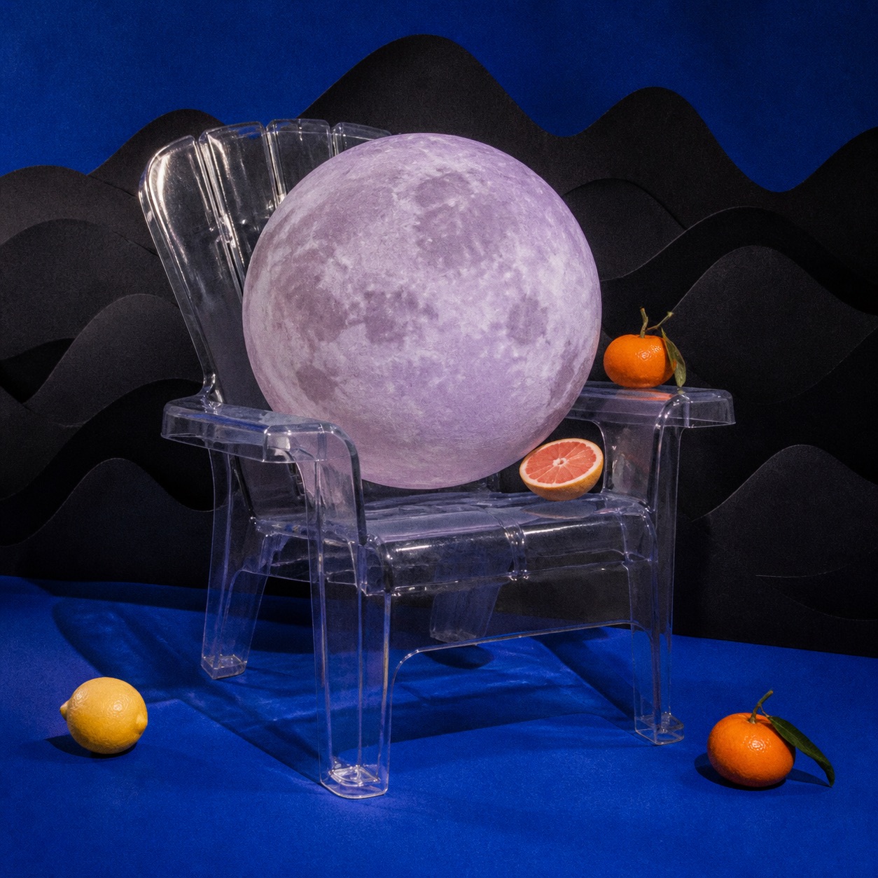 Plastic Moon Chair