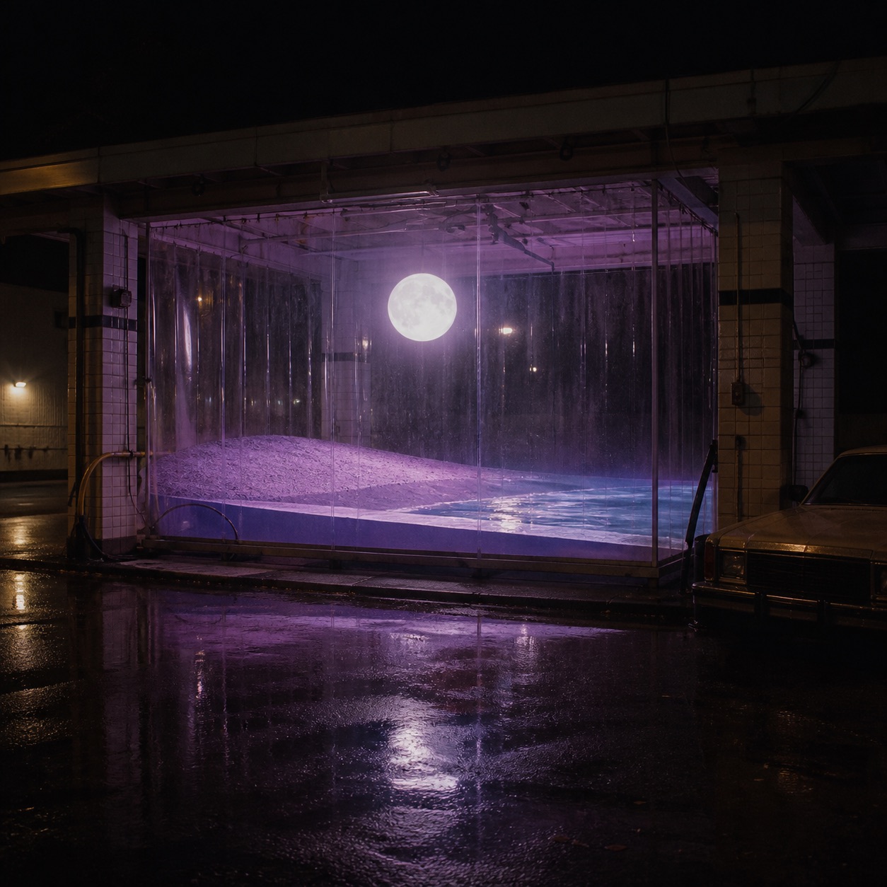 Moonlit Car Wash